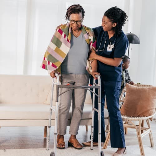 Adjo providing Personal Care & Respite to an Edmonton senior in their home